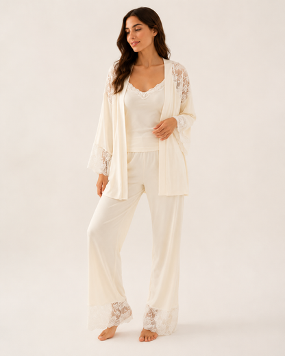 Ensemble Pyjama — Dentelle Précieuse