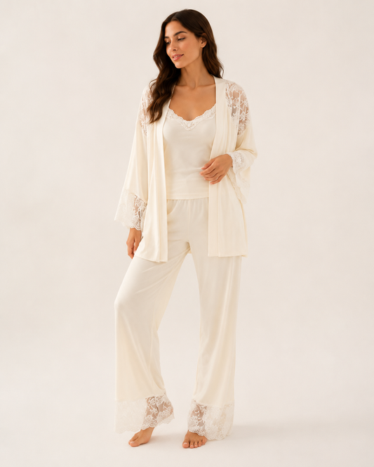 Ensemble Pyjama — Dentelle Précieuse