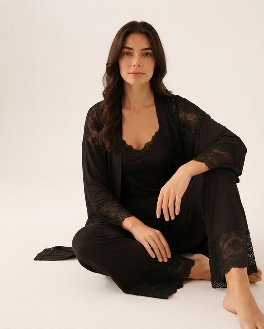 Ensemble Pyjama — Dentelle Précieuse